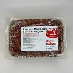 Rinder-Menü mit Blättermagen