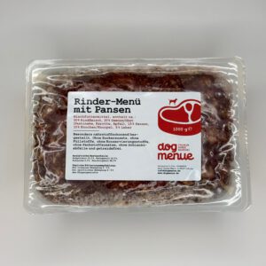 Rinder-Menü mit Pansen