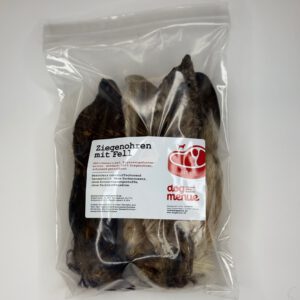 Ziegenohren mit Fell