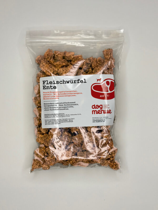 Fleischwürfel Ente