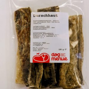Dorschhaut Kauartikel f&uuml;r Hunde