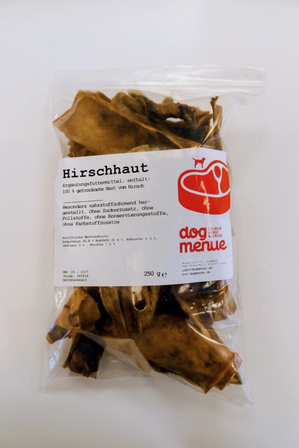 Hirschhaut Kauartikel für Hunde